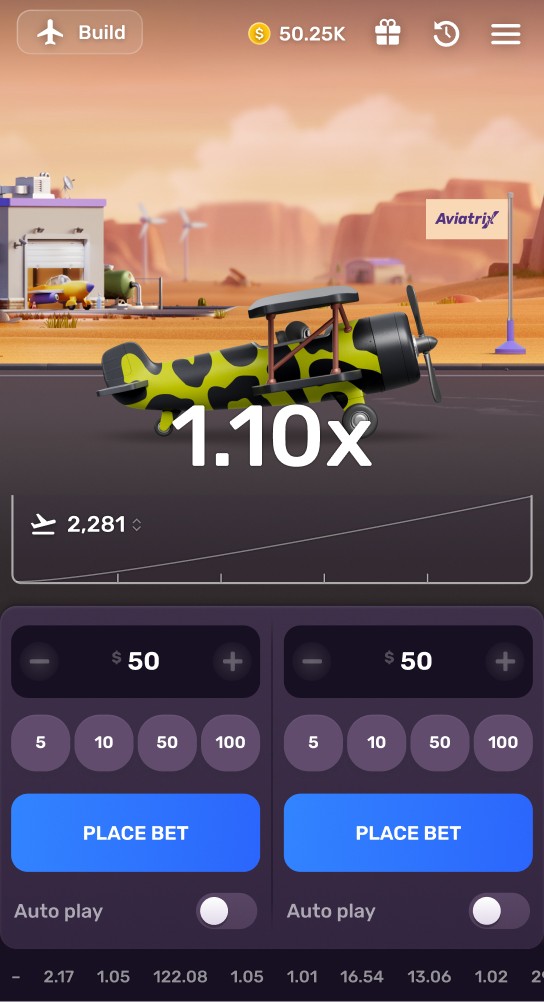 Imagem oficial do Aviatrix Crash Game