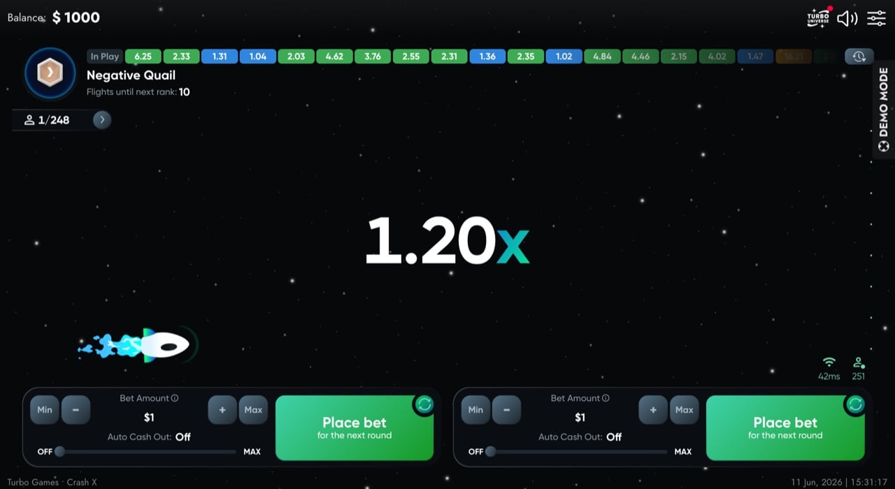 Prévia oficial da interface Crash X da Turbo Games